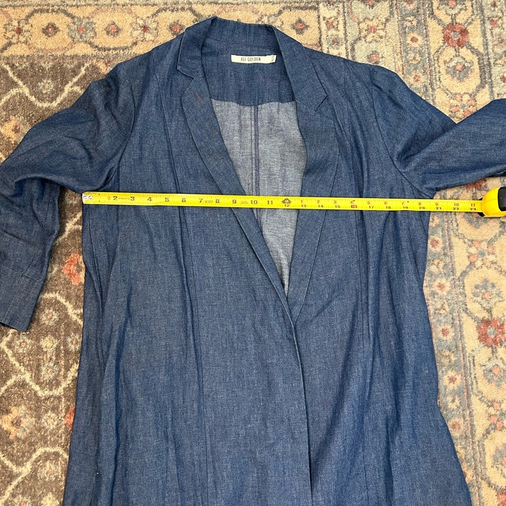 Ali Golden Denim Swing Jacket Blazer - Picture 7 of 8